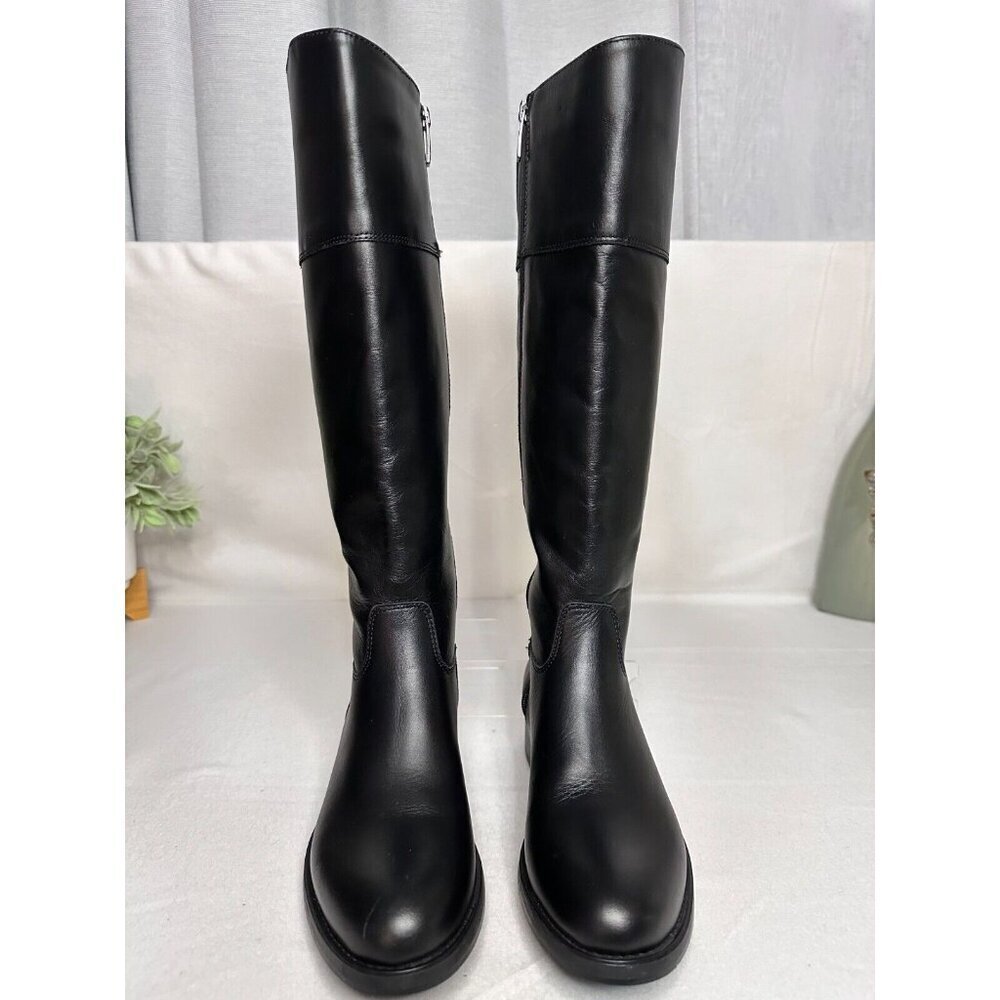 La Canadienne Passion Black Leather Ridding Boots Women's 5 Equestrian knee High